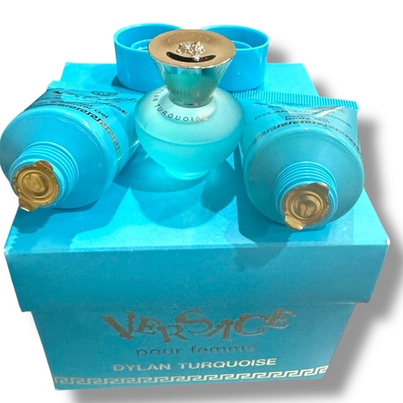 Versace Pour Femme Dylan Turquoise Gift Set – New in Box - Picture 3 of 8